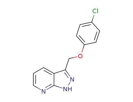 1H-Pyrazolo[3,4-b]pyridine, 3-[(4-chlorophenoxy)methyl]-
