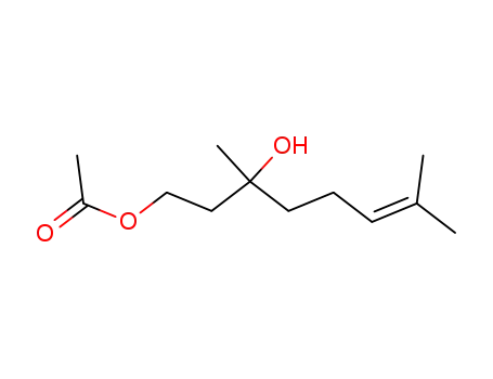 Molecular Structure of 69301-55-9 (1-Acetoxy-3,7-dimethyl-6-octen-3-ol)
