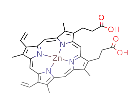 Molecular Structure of 15442-64-5 (PROTOPORPHYRINATO ZINC)