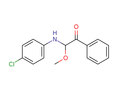 2-<(4-chlorophenyl)amino>-2-methoxy-1-phenylethanone