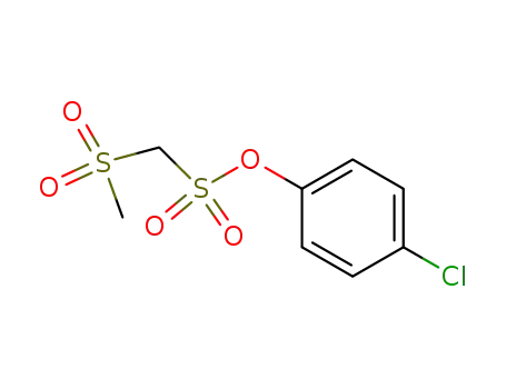 Methanesulfonic acid, (methylsulfonyl)-, 4-chlorophenyl ester