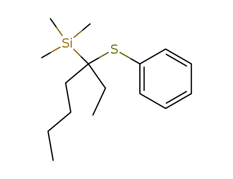 Trimethyl[3-(phenylsulfanyl)heptan-3-yl]silane