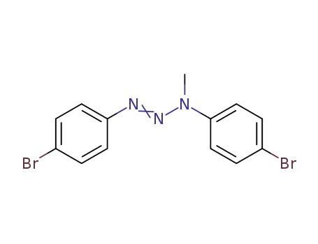 Molecular Structure of 42035-08-5 (1,3-bis-(4-bromo-phenyl)-3-methyl-triazene)