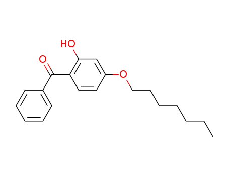 Molecular Structure of 3550-43-4 (2-hydroxyhept-4-oxybenzophenone)
