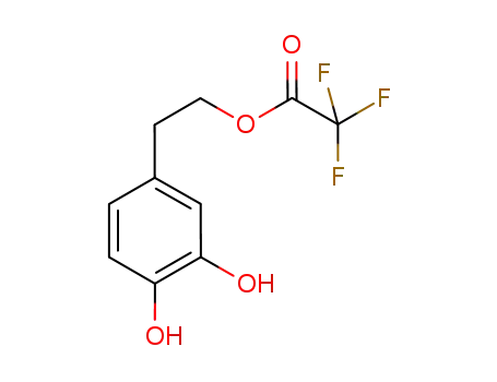 Molecular Structure of 1056355-55-5 (3,4-dihydroxyphenethyl trifluoroacetate)