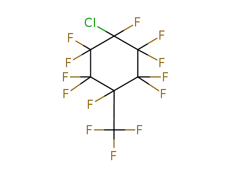 Molecular Structure of 374-74-3 (1-chloro-decafluoro-4-trifluoromethyl-cyclohexane)