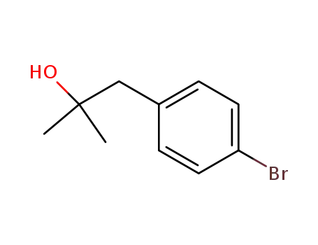 Molecular Structure of 57469-91-7 (1-(4-bromophenyl)-2-methylpropan-2-ol)