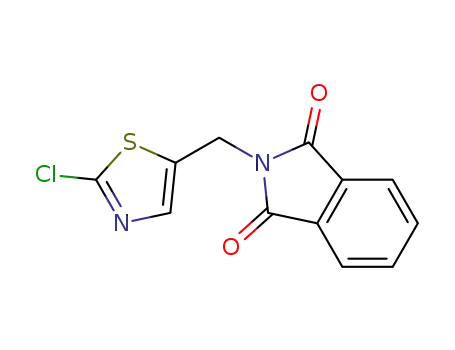 Molecular Structure of 120740-09-2 (2-[(2-CHLORO-1,3-THIAZOL-5-YL)METHYL]-1H-ISOINDOLE-1,3(2H)-DIONE)