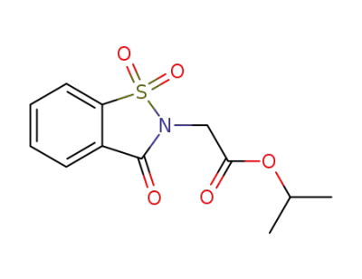사카린 N-(2-아세트산 이소프로필 에스테르)(피록시캄 불순물 F)