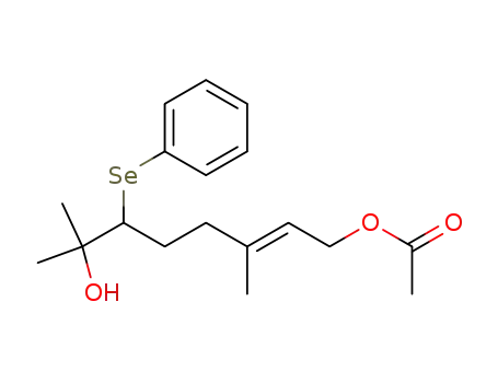 Molecular Structure of 73537-32-3 (trans-7-acetoxy-1,1,5-trimethyl-2-phenylselenyloct-5-en-1-ol)