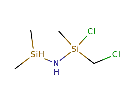 Molecular Structure of 135790-73-7 (1-Chloro-1-chloromethyl-1,3,3-trimethyl-disilazane)