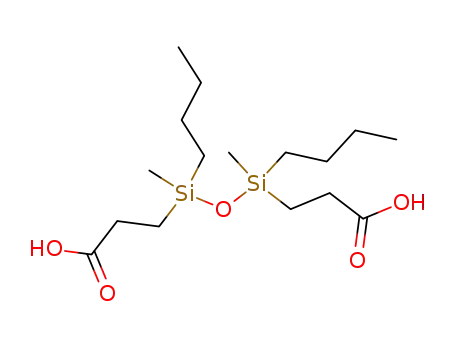 Propanoic acid, 3,3'-(1,3-dibutyl-1,3-dimethyl-1,3-disiloxanediyl)bis-
