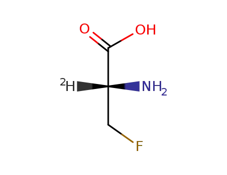 Molecular Structure of 35523-45-6 (3-fluoro-D-(2-2H)alanine)