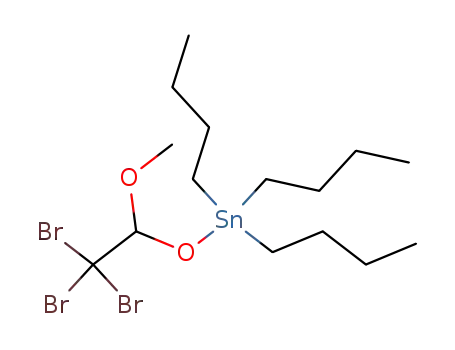 Molecular Structure of 14630-17-2 (1.1.1-Tribrom-2-methoxy-2-<tributyl-stannyloxy>-ethan)