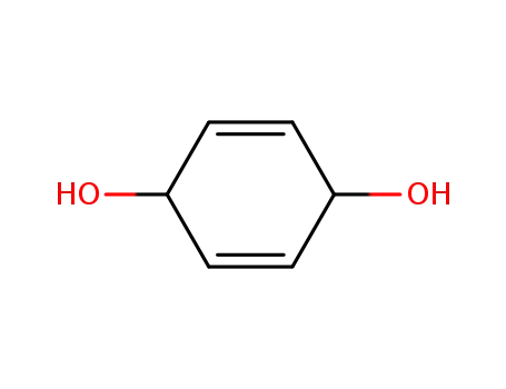 Molecular Structure of 63453-92-9 (2,5-Cyclohexadiene-1,4-diol)