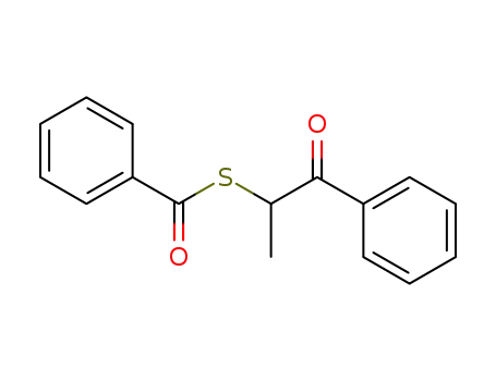 Molecular Structure of 67902-75-4 (S-1-methyl-2-oxo-2-phenylethyl thiobenzoate)