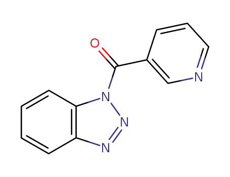 Molecular Structure of 144223-30-3 ((1H-benzo[d][1,2,3]triazol-1-yl)(pyridin-3-yl)methanone)