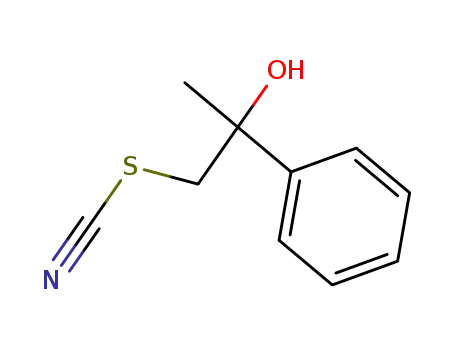 2-hydroxy-2-phenyl-1-thiocyanatopropane