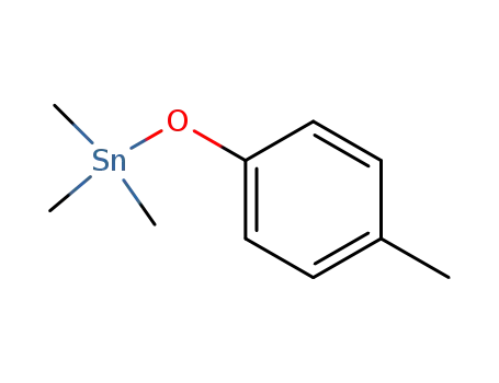 Molecular Structure of 69002-30-8 (4-Trimethylstannyloxy-toluol)