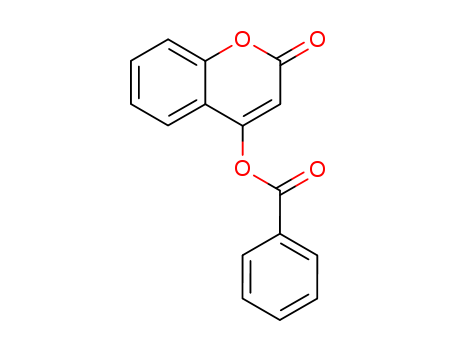 Molecular Structure of 16709-58-3 (2H-1-Benzopyran-2-one, 4-(benzoyloxy)-)