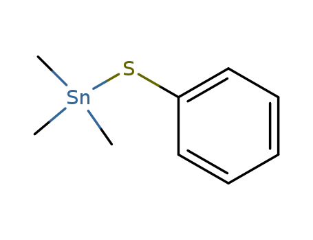 trimethylstannanylium benzenethiolate