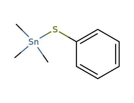 Molecular Structure of 1007-27-8 (trimethylstannanylium benzenethiolate)