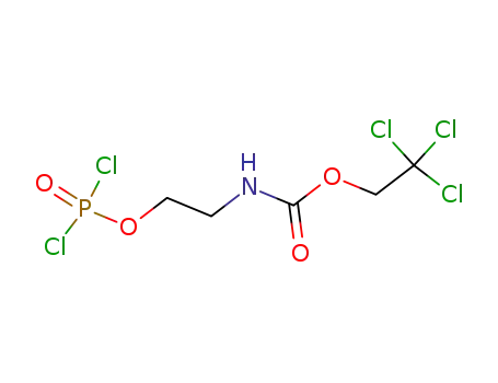 Molecular Structure of 32159-15-2 (dichloro-<<N-<(2,2,2-trichloroethoxy)carbonyl>-2-amino>ethyl>phosphinic acid)