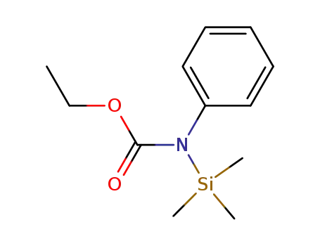 Molecular Structure of 43112-77-2 (Carbamic acid, phenyl(trimethylsilyl)-, ethyl ester)
