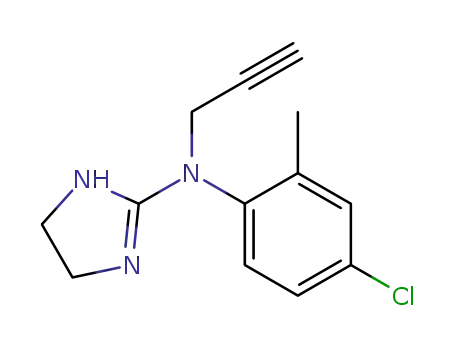 1H-Imidazol-2-amine,
N-(4-chloro-2-methylphenyl)-4,5-dihydro-N-2-propynyl-