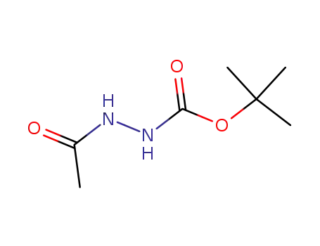 Molecular Structure of 90271-04-8 (Hydrazinecarboxylic acid, 2-acetyl-, 1,1-dimethylethyl ester (9CI))