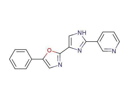 Molecular Structure of 1171113-76-0 (5-phenyl-2-[2-(3-pyridyl)-1H-imidazol-4-yl]oxazole)