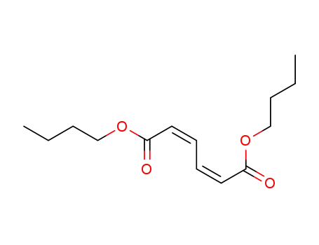Molecular Structure of 170967-96-1 ((2Z,4Z)-di-n-butyl hexa-2,4-dienedioate)