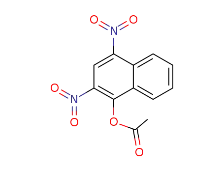 Molecular Structure of 6548-96-5 (2,4-dinitronaphthyl acetate)