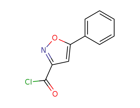 Molecular Structure of 78189-50-1 (5-PHENYLISOXAZOLE-3-CARBONYL CHLORIDE)