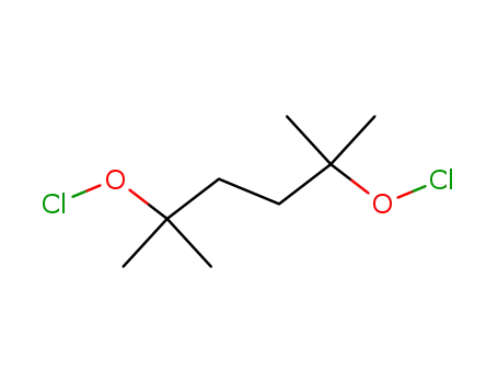 Molecular Structure of 103603-61-8 (2,5-dihypochloro-2,5-dimethylhexane)