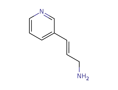 Molecular Structure of 83665-87-6 (2-Propen-1-amine, 3-(3-pyridinyl)-, (E)-)
