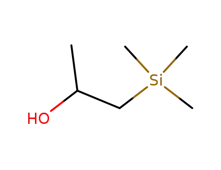 Molecular Structure of 121386-65-0 (2-Propanol, 1-(trimethylsilyl)-)