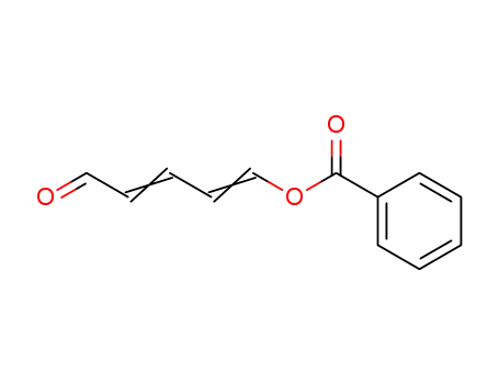Molecular Structure of 91368-63-7 (2,4-Pentadienal, 5-(benzoyloxy)-)