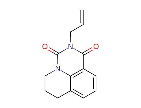Molecular Structure of 1422210-23-8 (2-allyl-6,7-dihydro-5H-pyrido[3,2,1-ij]quinazoline-1,3-dione)
