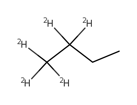 Molecular Structure of 69751-60-6 (N-BUTANE-1,1,1,2,2-D5)