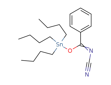 Molecular Structure of 59361-29-4 (Stannane, tributyl[(cyanoimino)phenylmethoxy]-)