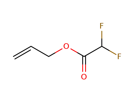Molecular Structure of 170886-02-9 (Acetic acid, difluoro-, 2-propenyl ester)