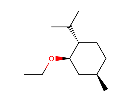 Molecular Structure of 13947-22-3 ((1R,2S,5R)-1-ethoxy-2-isopropyl-5-methylcyclohexane)