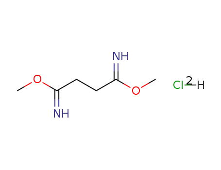 Molecular Structure of 71376-78-8 (Butanediimidic acid, dimethyl ester, dihydrochloride)