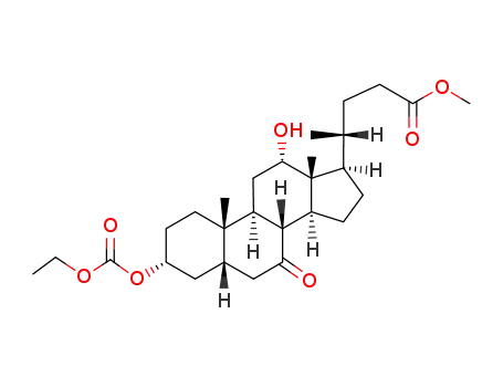 Methyl 3alpha-((ethoxycarbonyl)oxy)-12alpha-hydroxy-7-oxo-5beta-cholan-24-oate