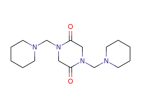 1,4-bis-piperidinomethyl-piperazine-2,5-dione