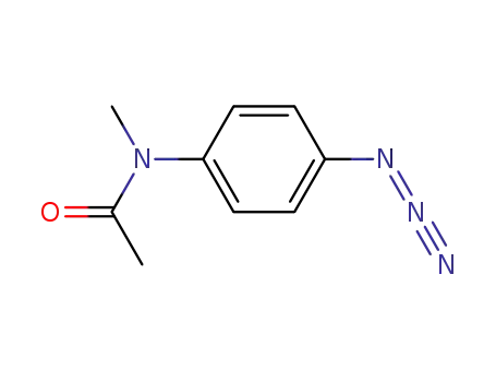 Molecular Structure of 178100-44-2 (p-(acetyl-N-methyl)aminophenyl azide)