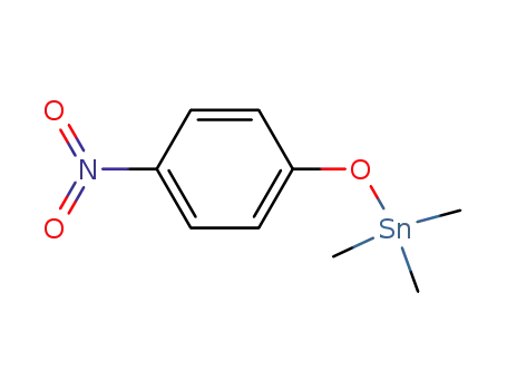 Molecular Structure of 64128-18-3 (Stannane, trimethyl(4-nitrophenoxy)-)