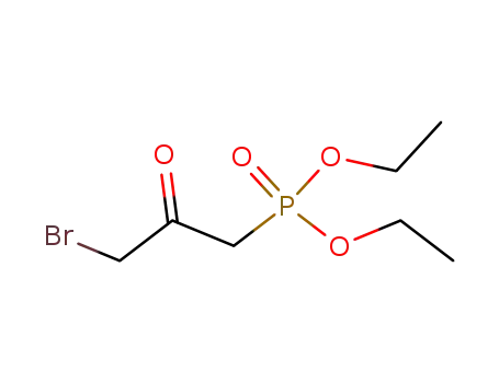 Molecular Structure of 55234-37-2 (Phosphonic acid, (3-bromo-2-oxopropyl)-, diethyl ester)