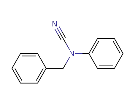 Molecular Structure of 25855-25-8 (N-benzyl-N-phenylcyanamide)